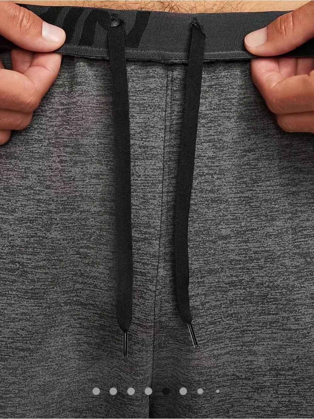Nike Men's Grey Thermal-Fit Jogger Pants